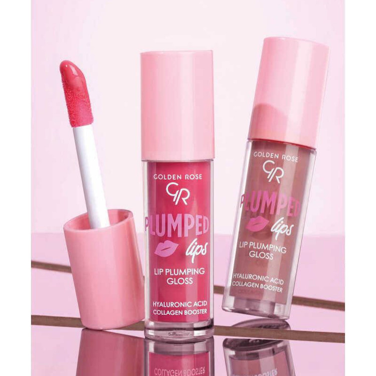 لیپ گلاس حجم دهنده گلدن رز GOLDEN ROZE