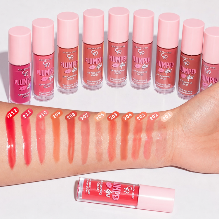 لیپ گلاس حجم دهنده گلدن رز GOLDEN ROZE
