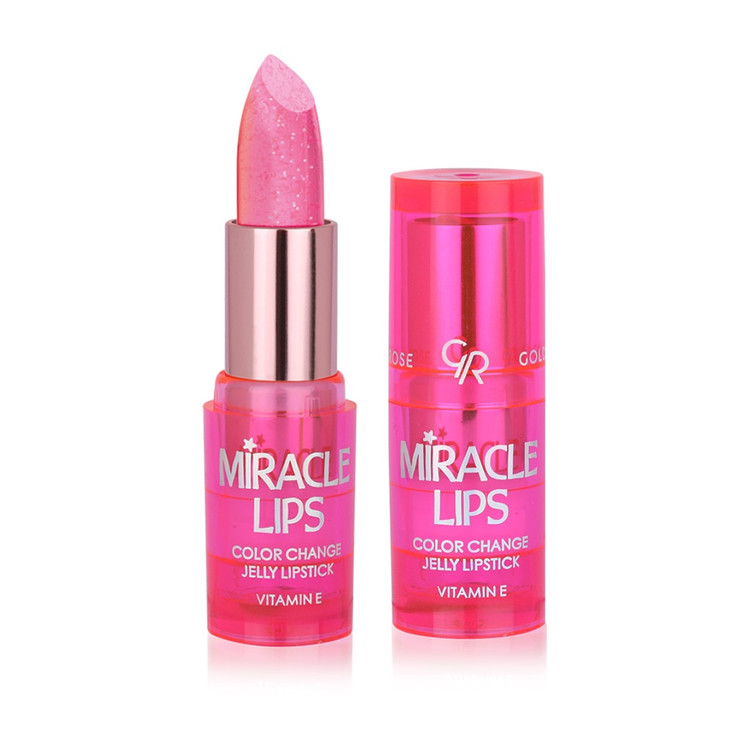 رژ لب حرارتی MIRACLE LIPS گلدن رز