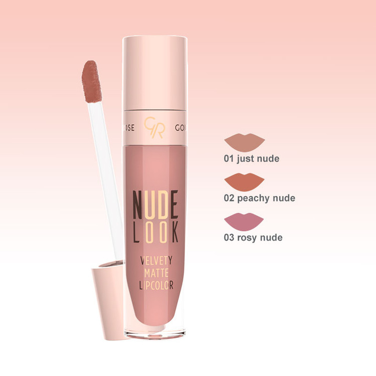 رژ لب مایع مات NUDE LOOK گلدن رز