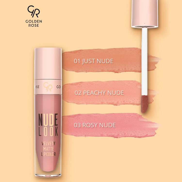 رژ لب مایع مات NUDE LOOK گلدن رز