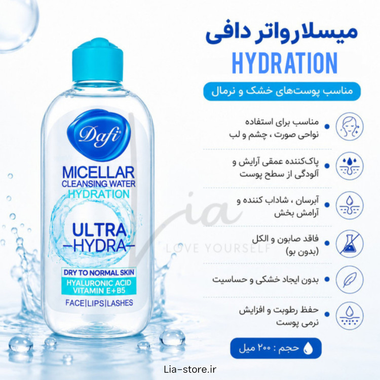 میسلارواتر دافی DAFI
