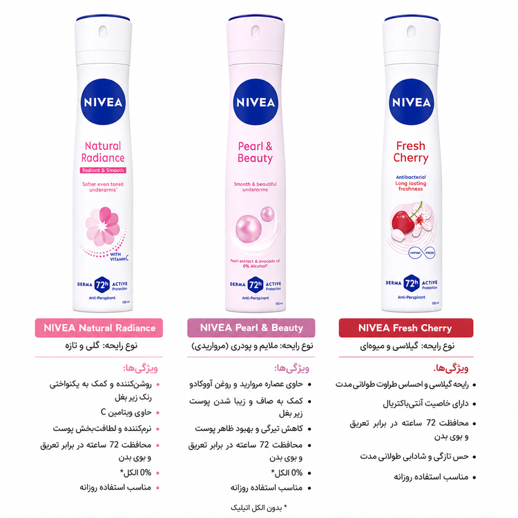 اسپری ضد تعریق زنانه نیوآ NIVEA