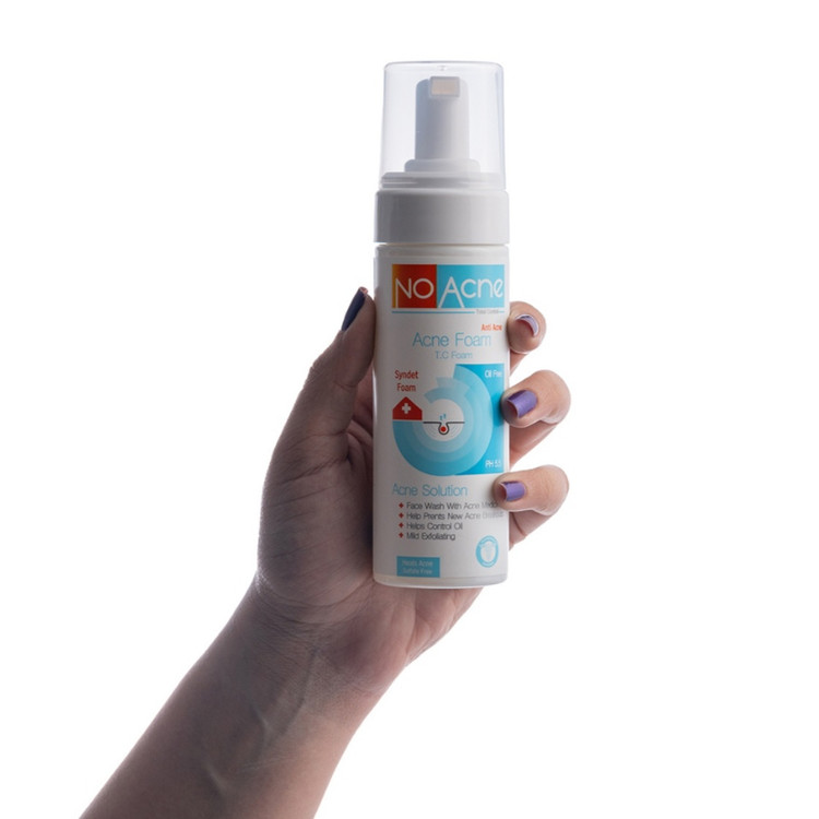 فوم شستشو صورت نو آکنه مدل ACNE SOLUTION