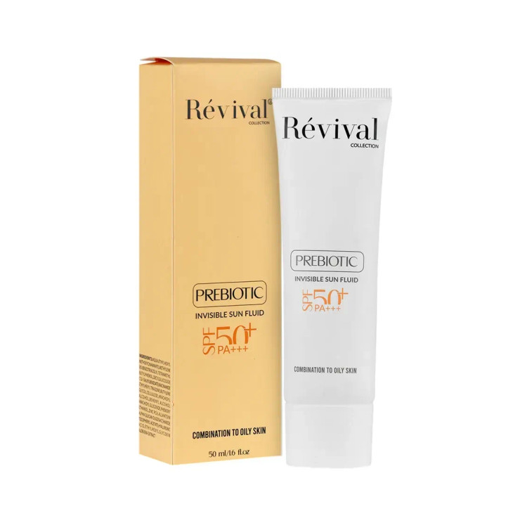 ضدآفتاب فلوئیدی SPF50 رویوال REVIVAL (بدون رنگ)