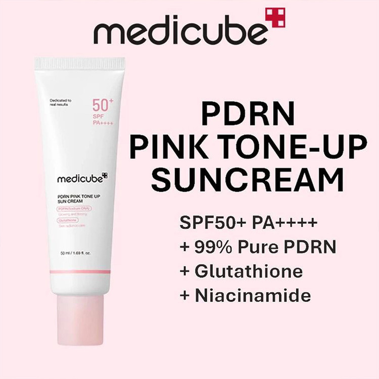 ضدآفتاب PDRN تون آپ SPF50 مدی کیوب MEDICUBE (بدون رنگ)