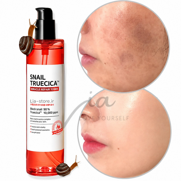 تونر ترمیم کننده حلزون Snail Truecica سام بای می